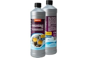 COFFIX Profesjonalny odkamieniacz do ekspresów do kawy PRO 1l - Mocny środek do usuwania kamienia - Kompatybilny z Delonghi, Jura, Siemens, Krups, Melitta, Nivona, Dr. Coffee