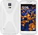 Produktbild mumbi X-TPU Schutzhülle Samsung Galaxy S5 / S5 Neo Hülle transparent weiss