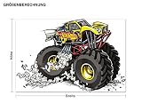 Wandtattoo Hot Wheels Monster Truck B x H: 40cm x 27cm von Klebefieber® - 2