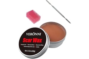 JAWSEU Maquillaje de Halloween Cera Wound Cicatrices de maquillaje, Efectos especiales Maquillaje de escena Cicatrices de heridas Cera, Pintura Corporal