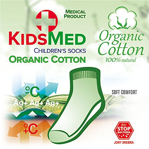 4sold-Enfants-Chaussettes-Garons-Filles-Top-Organic-Cotton-sans-antibactrien-anti-allergique-avec-des-Ions-dargent-biognique