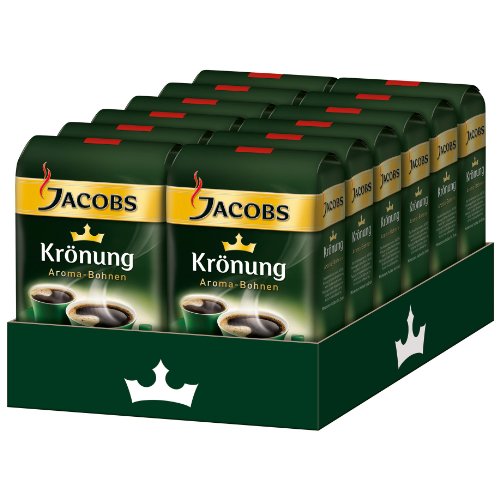 Preisvergleich Produktbild Jacobs Krönung ganze Bohnen 12 x 500g