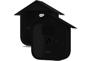 AKOEMXEEO Silikone Schutzhülle für All-New Blink Outdoor Kamera, wasserdichte Case Silikonhülle, Weiche Leicht Hülle für Neue Blink Outdoor Sicherheitskamera, Schwarz, 2 Stück