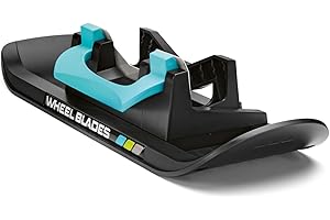 ‎OSSENBERG Ossenberg WHEELBLADES XL – (1 Stück) - Schneekufen für Kinderwagen, Rollatoren und Fahrradanhänger – Ski Kufen mit patentiertem Schnellverschluss – für sichere Winterausflüge