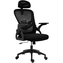 Sedia da scrivania ergonomica Optima, braccioli ribaltabi