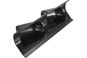 ESUPPORT E Support 12V Auto Motore 2" 52mm Universale Doppio Foro Portacialde Calibro Supporto Calibro Cruscotto Automobile Manometro Porta Lato