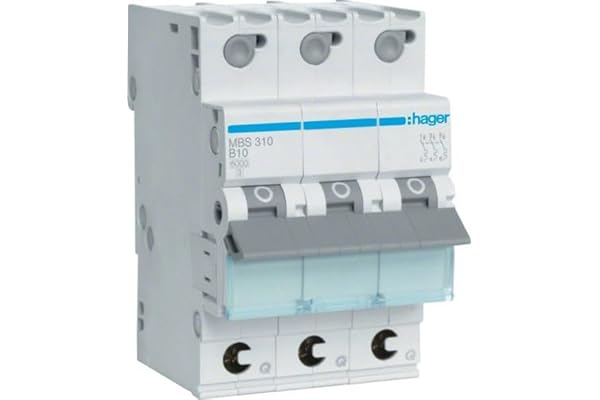 Hager MBS310 strömbrytare B-typ 3 3 modul