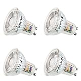 SEBSON® 4x GU10 bombilla 6W LED (Equivale de 50W, Calido Blanca, 500lm,...