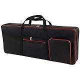 QEES Housse De Clavier 61 Touches Sac De Clavier Piano Electrique Couverture De Clavier Anti-poussière En Tissu Oxford 600D