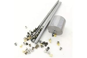 MYIW Kit de Grommets Eyelets Outils,mélange d'oeillets oeillets fixation couleur minuscules chaussures, vêtements, cuir, toile bjd oeillets avec fixation des outils, un paquet de 100 (2.0mm)