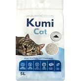Kumi Cat Eko-Premium Aktif Karbonlu Topaklanan Tozsuz Bentonit Kedi Kumu (5 L)