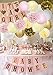 Produktbild Baby Shower Dekorationen BABY DUSCHE & IT'S A Girl Girlande Bunting Banner Seidenpapier Blume Pom Poms Papierlaternen Papier Wabenbälle Pink / Weiß / Gold / Creme Party Dekoration Kinderzimmer Dekor