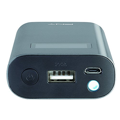 PNY P-B5200-4C02-RB PowerPack Aluminum Digital Akku 5200 mAh charcoal/grau - 3