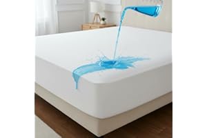 Magna Collection Waterproof Mattress Protector – Soft, Super Absorbent, Non-Slip and Non-Allergenic – Machine Washable Mattress Cover Fits up to 30cm Deep (Double)