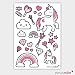 Produktbild detailverliebt! Aufkleber Einhorn, dv_149, für den Roller, das Auto, Fahrrad, Notebook, PC, Märchen, Aufkleber, Sticker, rosa, pink, Mädchen, Schule