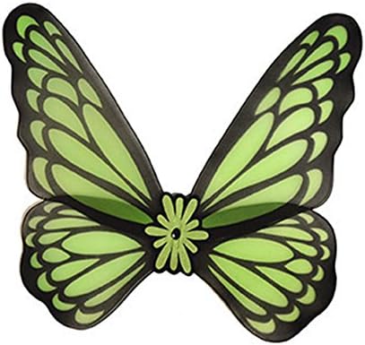 Halloweenia Children's Costume Wings Fairy Elf Butterfly – 78X82 CM (Green)