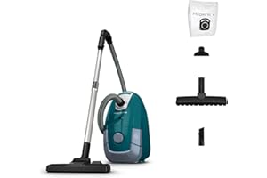 Rowenta Power XXL, aspiradora con bolsa, motor de bajo consumo con máximo de 900 W, capacidad de 4,5 L, kit para parqué, radio de acción de 12 m, filtración, cambio de bolsa higiénico, RO3143EA