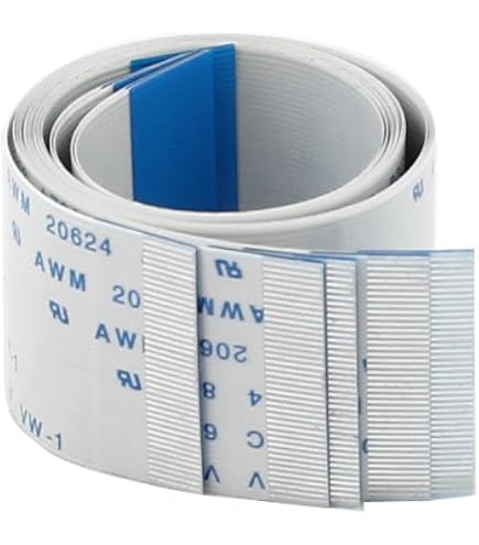 Câble Plat Flexible FFC FPC 10 Pièces - 100mm 0.5mm 4P Type A | Pour Électronique, Connectique