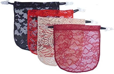PACK OF FOUR MODESTY PANELS FOR COVERING CLEAVAGE- CLIP ON TO BRA STRAP YSL7