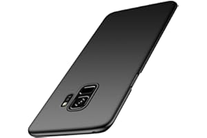 BHUUNO TXLING Coque Samsung Galaxy S9 PC Finition Matte [Ultra Leger] [Ultra Mince] Anti-Rayures Coque Rigide Etui Housse Full-Cover Case Pour Samsung Galaxy S9 -Noir