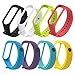 Produktbild Smart Armband Zubehör,TwoCC Silikon Ersatz 8pcs weich Mithelfer Bügel Armbänder für Xiaomi Band 4