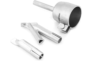 QITER 3Pcs 5mm Speed Welding Nozzles Tips for Vinyl PVC Plastic Hot Air Gun Hot Air Plastic Welding Torch