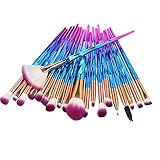 AMUSTER 20pcs Kosmetik Pinsel Make-up Pinsel Sets Verfassungs Bürsten Sat Kosmetik Komplett Eye Kit Make-up Pinsel Sets Kits Tools Werkzeuge Foundation Pinsel (One size, C)