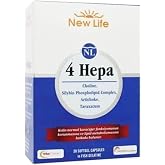 New Life 4 Hepa 30 Yumuşak Kaps&uuml;l, Kolin, Silybin Fosfolipid Kompleksi, Artişok, Taraksaku