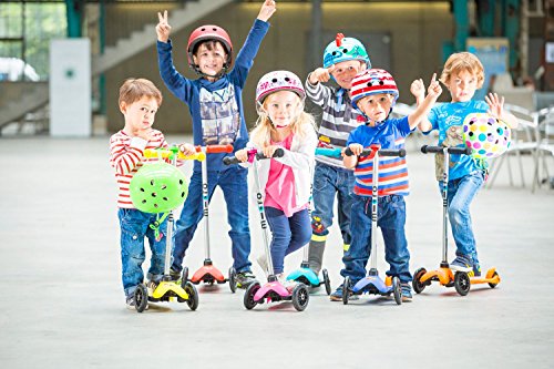 Kinderroller Mini Micro Sporty Scooter in neon blau - 7