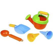 LENA Happy Sand Set - 10 Pièces Jouet De Sable Pour Enfants Dès 2 Ans Avec Seau, Moules à Glace Et Accessoires