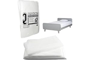 ‎AQASKIN TNT Einweg-Bettlaken 140 x 240 cm, MENGENRABATT, Einzeln verpacktes Bettlaken, Einweg-Hygienelaken, Farbe Weiß - (100, 140 x 240 cm.)