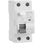 Super Immunized Electromagnetic Circuit Breaker Type RCD RCCB ELCB A-SI with Time Delay (2P 63A 30mA)