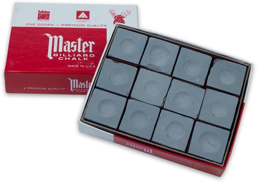 Master/Taco de Billar Tiza de Billar, 12 Cubos