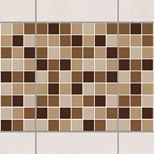 Fliesen Bordüre - Mosaikfliesen Herbstset 20cm x 15cm, Setgröße:4teilig