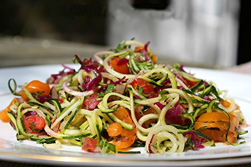 aeye tri-blade Gemüse Spiralschneider, Best Veggie Pasta & Spaghetti Maker für Low Carb/Paleo/glutenfrei Mahlzeiten - 6