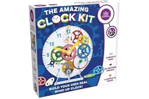 The Amazing Build Your Own clock Kit by The Happy Puzzle Company