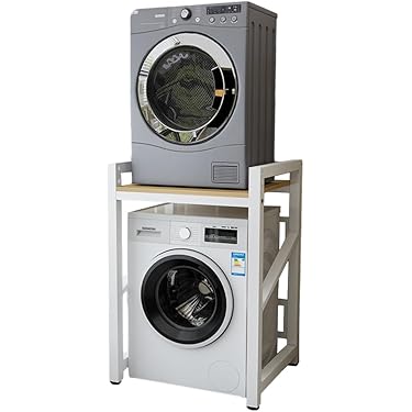 YTLEMON Waschmaschinen Regal 3 Ebenen - Stapelgestell Für Waschmaschine & Trockner 70x60x110cm