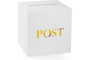 Donindis Card Box Gold, 24 x 24 x 24 cm, Cardboard