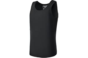 Wonababi Brustbinder, Binder Trans mit Ultraflachem Tank Top FTM Binder für Gynäkomastie Kompressionsbinder Brust