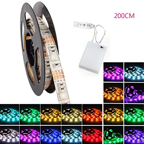 Glisteny 50-200CM 5050 SMD RGB LED Strip Light Waterproof Christmas Decorative