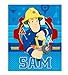 Produktbild Plaid Fleecedecke Sam Feuerwehrmann 120 x 150 cm fleece Blanket Dekoidee Fireman Sam