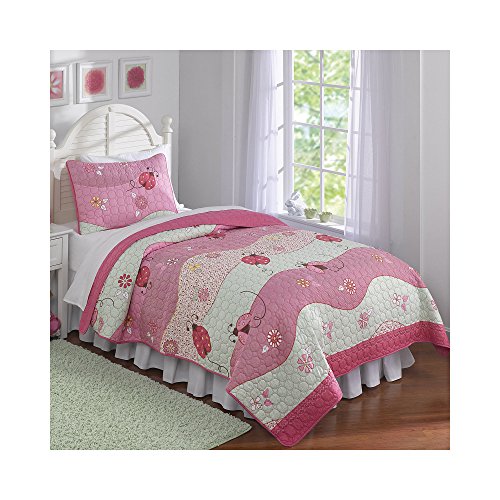 Preisvergleich Produktbild PEM Amerika Happy-Quilts, Twin, Mikrofaser, Garden Wave, Twin