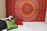 Weihnachtsgeschenk, Strand-Tapisserie, Strandtuch, Baumwollteppich, Wandbehang Tapesry, Dorm Tapisserie, Psychedelisch Wandbehang, Mandala-Tapisserie, böhmischer Tapisserie, Tapestry Blatt, Furninture Tuch, Yoga-Matte, Yoga-Tapisserie, Indian Bedspread, Strandlaken, Tapestry Queen-Size, king-size-Tapisserie, Raum-Dekor, Wand Art Doppel Bedspread, - 3
