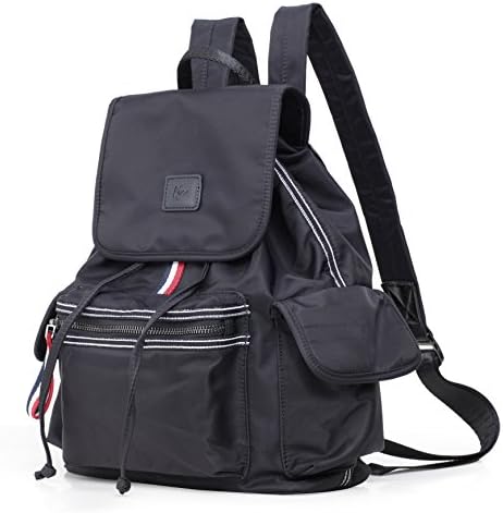 KEN Mens Mini Waterproof Drawstring with Flip Casual Travel Sport Backpack lightweight Shoulder Bags for Men blue white black #BKBP007