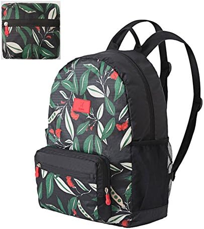 Bonnoeuvre Couple Foldable Laptop Backpack Fashion Unisex Black School Bags For Teenagers Wholesale Bulk Lots Accessories Supplies Product (Black)