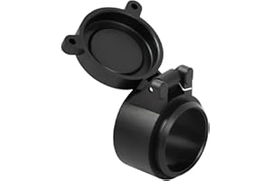 EMPEROCH Scope Covers Cubierta de Polvo Rifle Protector Abatible para Ocular Diámetro Interior 25.5 mm Tapa Abatible para Visor Abierto Cubierta de Lente de Alcance de Rifle para Caza al Aire Libre