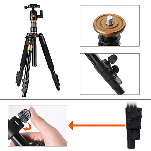 XCSOURCE Q555 Tr pied Monopode T te Sph rique Photographie et Rotule Professional Portable Aluminium en Alliage Magn sium pour DSLR cam ra DV Canon Nikon Pentax Sony Tr pied Hauteur Max 55 9 la charge max 8KG LF393 reviews XCSOURCE Q555 Tr pied Monopode T te Sph rique Photographie et Rotule Professional Portable Aluminium en Alliage Magn sium pour DSLR cam ra DV Canon Nikon Pentax Sony Tr pied Hauteur Max 55 9 la charge max 8KG LF393
