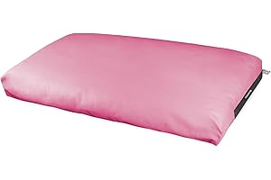Happers Coussin Imperméable et Déhoussable pour Palette en Similicuir Rose 120x60x20