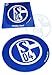 Produktbild FC Schalke 04 Teller / Platte / Pizzateller / Tortenteller / Tortenplatte Ø 35 cm S04