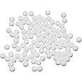 zalati Modeling Foam Ball 100pcs Polystyrene Ball for Christmas Decor Kids Craft - White, 1cm